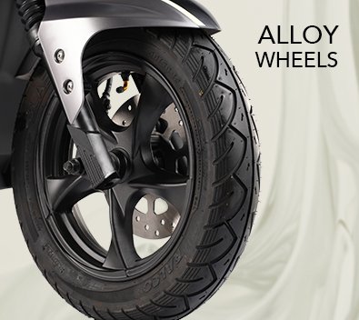 alloy wheels ev scooter