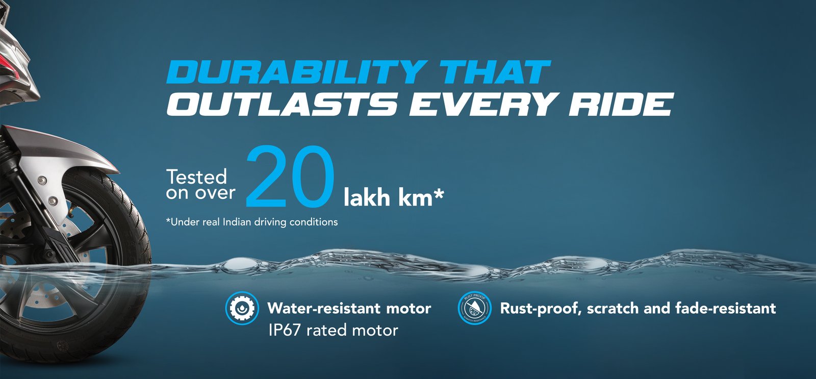 waterproof ev scooter