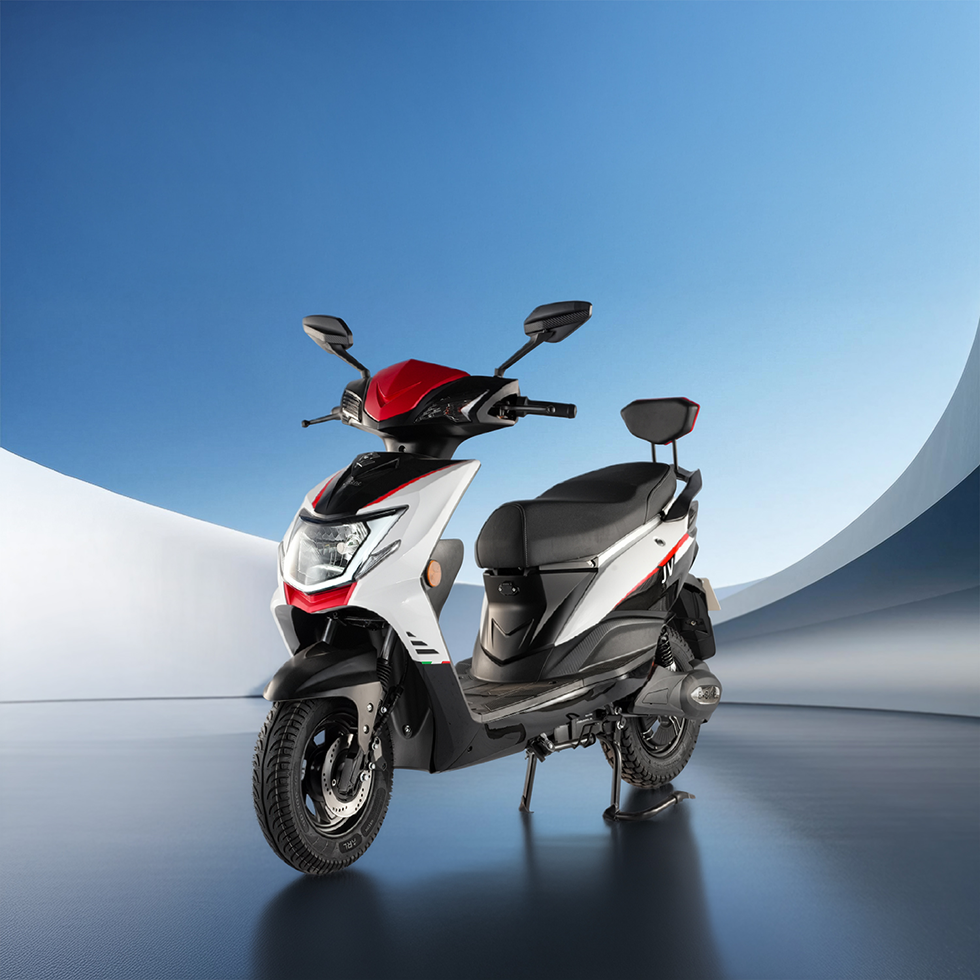 side view of e went jv electric scooter